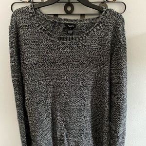 Stone-Wash Oversized Sweater
